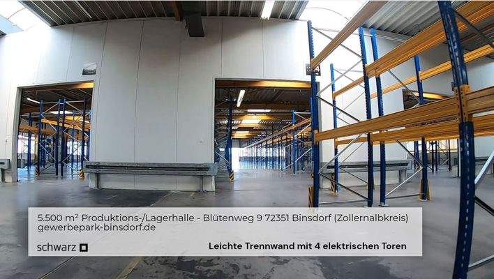 Blütenweg 9 - Bild - Leichte Trennwand mit 4 elekt