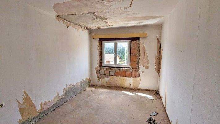 Ausbaureserve mit neuen Fenstern