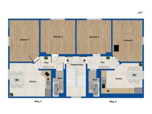 Grundriss 2. Obergeschoss