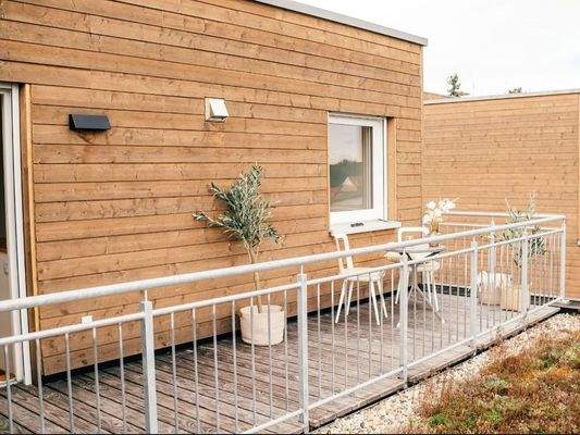 Sonnendurchfluteter Balkon