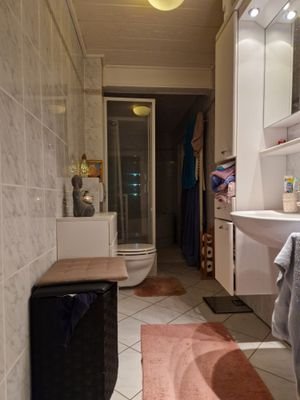 Blick zur Dusche