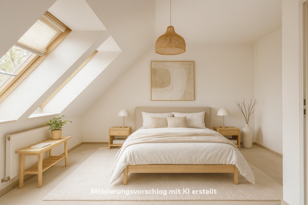 Schlafzimmer - moebliert