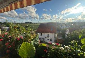Ausblick Balkon