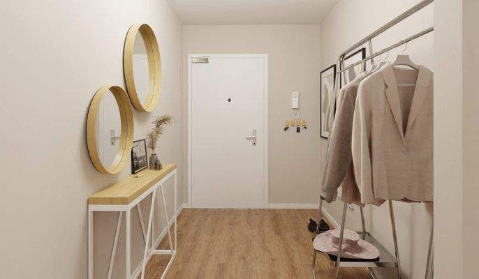 Heller und freundlicher Eingangsbereich