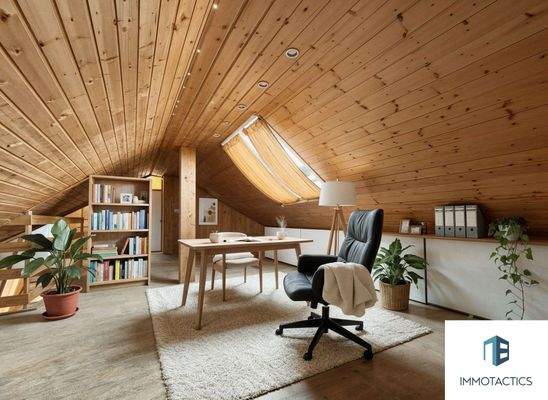 Homeoffice Bereich DG Haus 1 - (KI generiert)