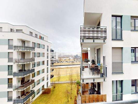 Blick aus dem Schlafzimmer