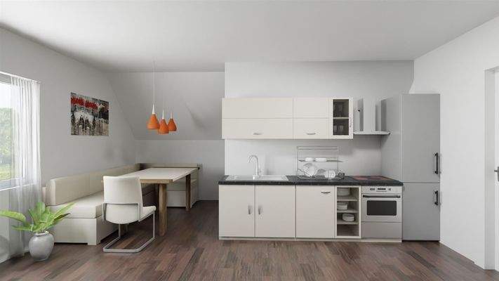 Whg-3 - Küche u. Essen