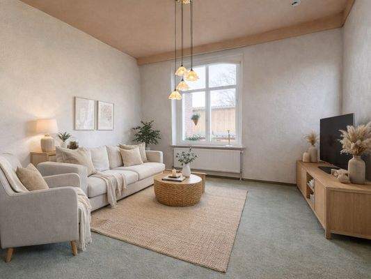 Wohnbereich visualisiert