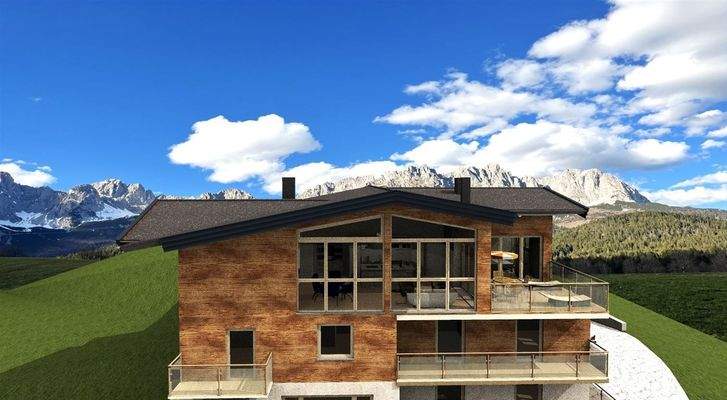 Gebäudeansicht Penthouse Süden