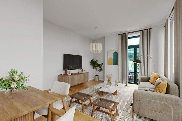 Wohnen/Essen (WE9), visualisiert