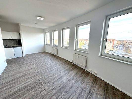 Wohnraum mit Küchenzeile