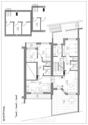 Grundrissplan Bestand Naturmasse