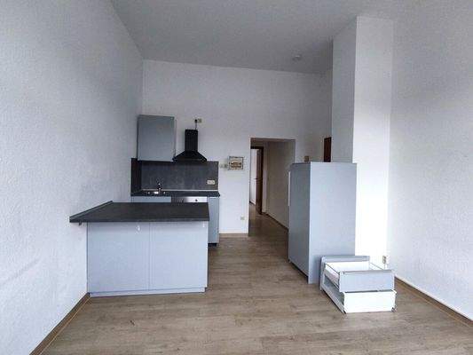 Wohzimmer mit Küche