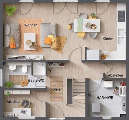 Grundriss_Einfamilienhaus_Flair_113_EG_gwc_mk