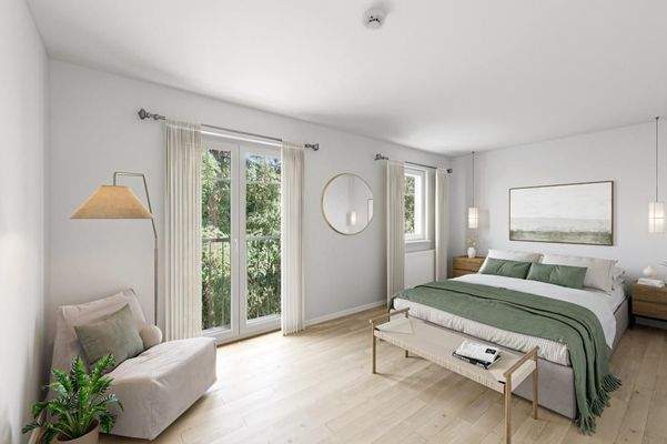 Schlafzimmer Digital Staging