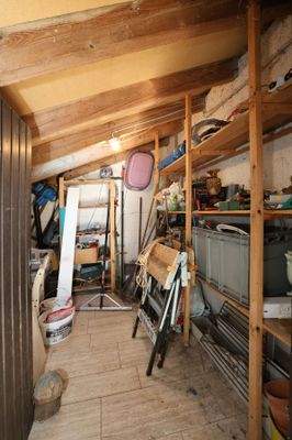 Der Abstellraum im EG