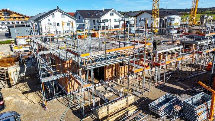 Baustellenfortschritt, EG 