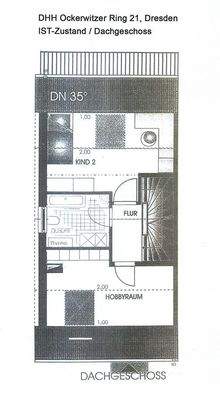 Grundriss Dachgeschoss