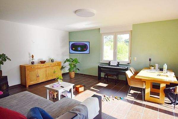 ...vom Wohnzimmer zur Terrasse