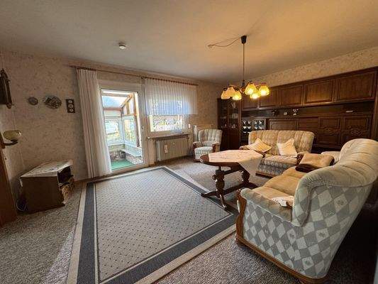 Wohnbereich mit Terrassenzugang