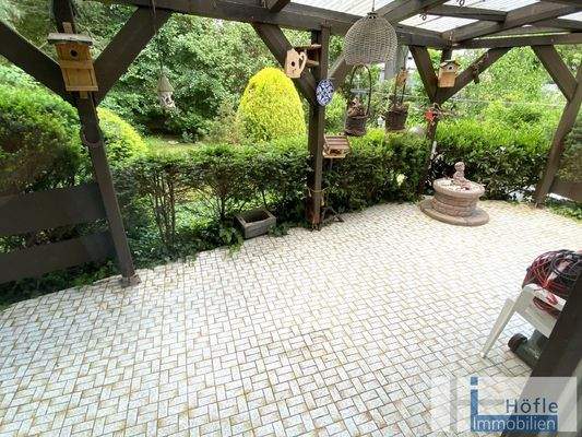 Terrasse in westlicher Ausrichtung