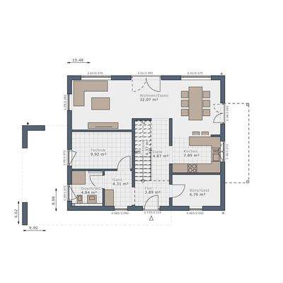 Grundriss Erdgeschoss