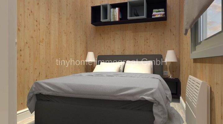 Schlafzimmer mit Doppelbett