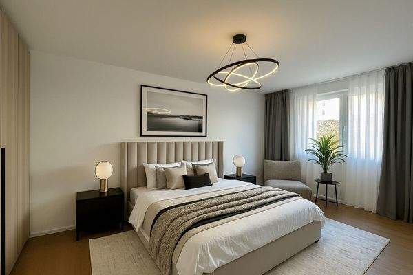 Modernes Hauptschlafzimmer