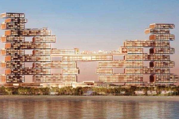 Frontansicht des Komplexes 