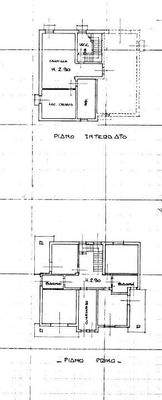 Planimetrie Untergeschoss und Obergeschoss