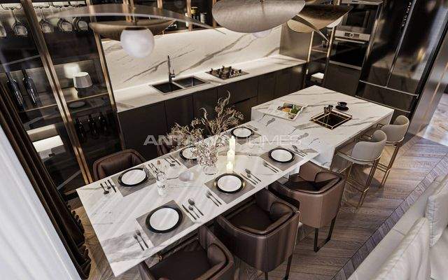 New Triplex Houses with Private Pool in Alanya