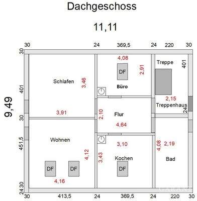 Grundriss Dachgeschoss a