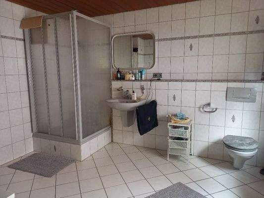 Duschbad und WC