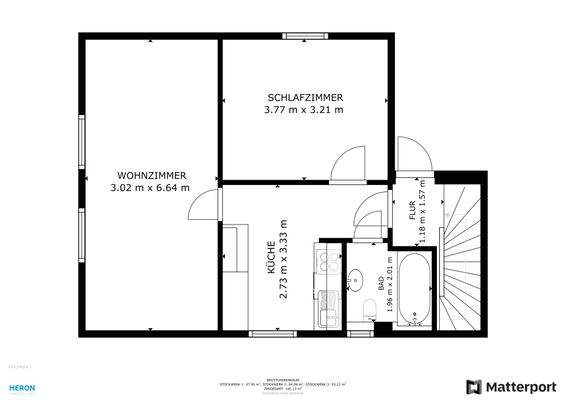 Grundriss Dachgeschoss links