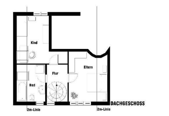 Grundriss Dachgeschoss