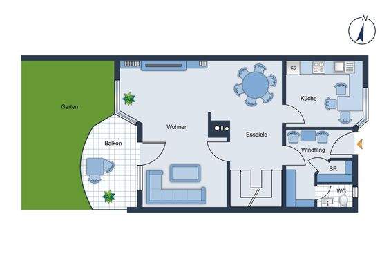 Grundriss Erdgeschoss