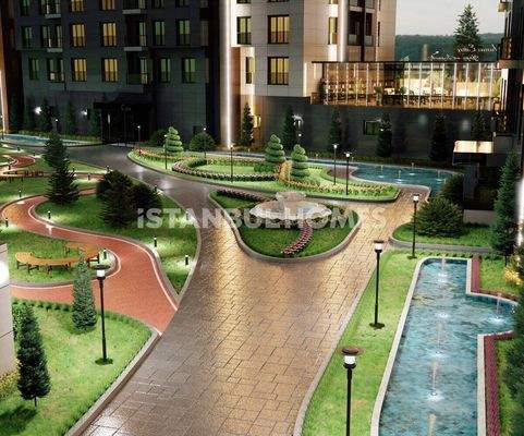 City and Nature View Apartments Near the Mall in Eyupsultan