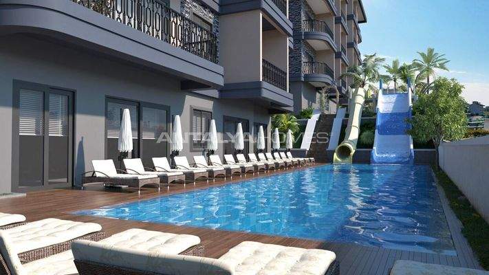 1 and 2-Bedroom Homes in a Complex with Rich Amenities in Alanya Oba