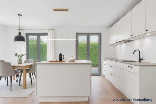 Essbereich und Küche (visualisiert)