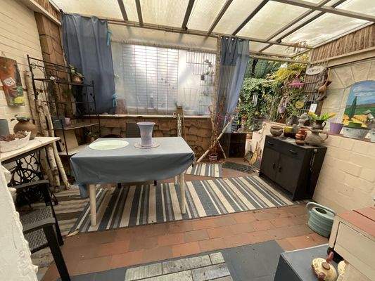 Überdachte Terrasse