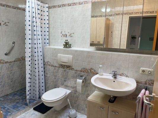 Komfortables Tageslichtbad