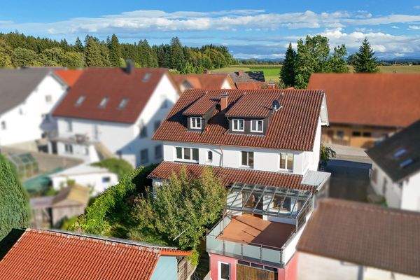 Rückseite des Hauses