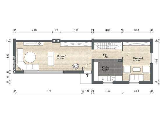 Grundriss Erdgeschoss