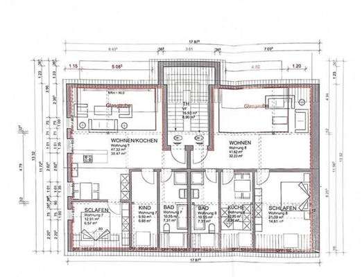 Planungsgrundriss Dachgeschoss