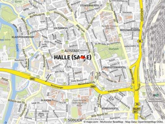 Geolyzer Kartenausschnitt