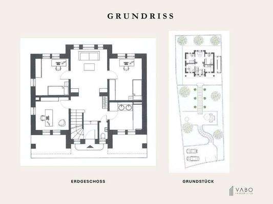 Ergeschoss und Grundstück