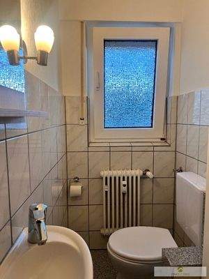 Tageslicht-Gäste-WC im Erdgeschoss