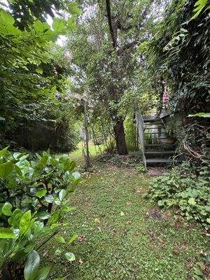 Treppe in den Garten