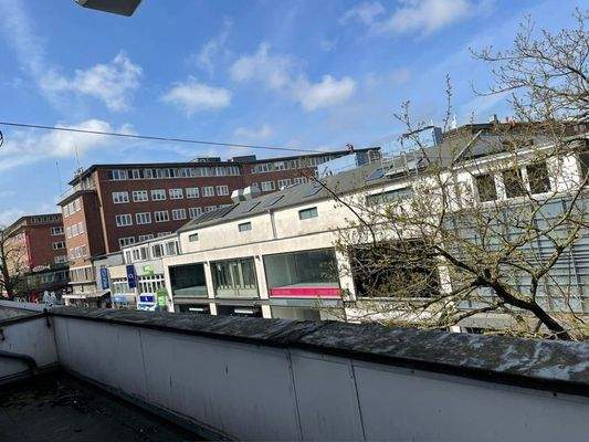 Blick vom vorderen Balkon