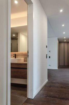 Raumaufteilung Bad-/Wohnraum